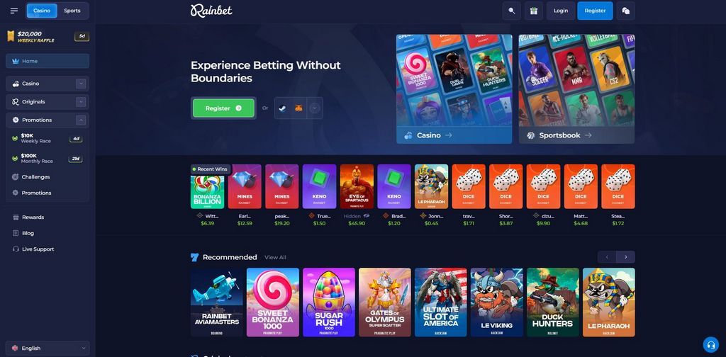 Rainbet-ervaringen | Gratis weddenschappen, bonusaanbiedingen en klachten